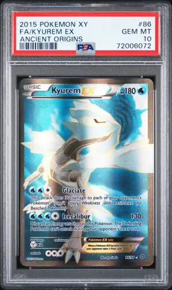 Pokemon Card Kyurem EX 86/98 PSA 10 Ancient Origins - Image 1