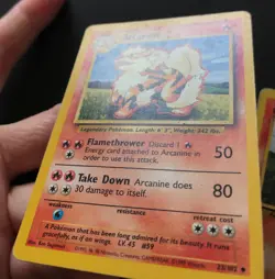 10 X Base Set WOTC Wizards Pokemon Cards Bundle Starmie Arcanine Growlithe PL-LP - Image 3