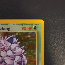 Pokemon TCG Nidoking Base Set Holo Unlimited Rare Card 11/102 NM Condition - Image 3