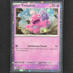 Tinkatink - SVP025 - Cosmos Holo - Black Star Promo - Pokemon Card - VLP - Image 1