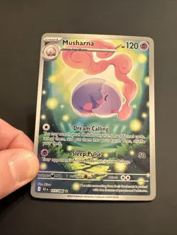 Musharna Illustration Rare Holo SV Black Bolt 117/086 English NM Pokemon Card - Image 1