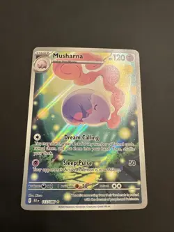Musharna Illustration Rare Holo SV Black Bolt 117/086 English NM Pokemon Card - Image 2