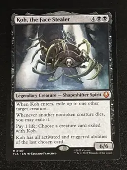 MTG Avatar: The Last Airbender Koh, the Face Stealer 0107 NM Mythic - Image 1