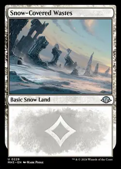 x1 Snow-Covered Wastes NM, MTG Modern Horizons 3 - Main Set - Image 1