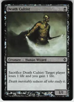 Death Cultist Rise of the Eldrazi Common Magic: The Gathering Foil NM/M - Image 1