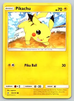 PIKACHU 54/214 C UNBROKEN BONDS POKEMON MP NAGIMISO - Image 1