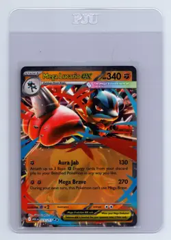 MEGA LUCARIO EX 113/217 ASCENDED HEROES POKEMON HOLO NM/M MEGA LUCARIO EX - Image 2