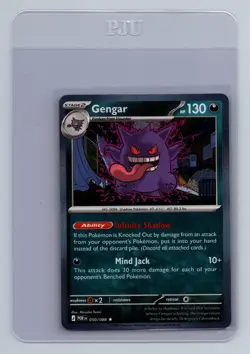 GENGAR 050/088 R PERFECT ORDER POKEMON HOLO NEAR MINT GENGAR - Image 2