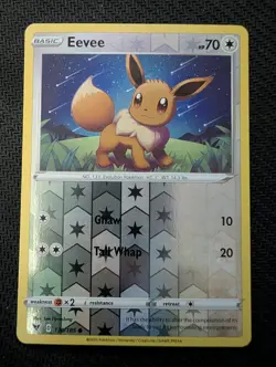 Eevee 130/185 Common Vivid Voltage Pokemon Reverse Holo Near Mint - Image 1