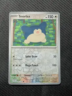 Snorlax 144/191 Common Surging Sparks Pokemon Reverse Holo Near Mint - Image 1