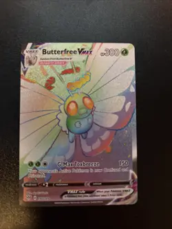 Pokemon TCG Butterfree VMAX 190/189 Secret Rare NM Condition Rainbow - Image 1