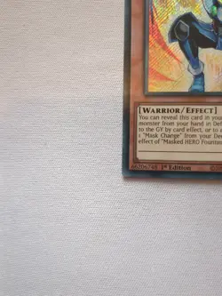 Yugioh BLGG-EN029 - Masked HERO Fountain - Secret Rare - Image 4