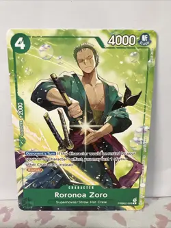 One Piece TCG Roronoa Zoro PRB02-006 Welcome Pack 2026 Vol 1 English Full Art - Image 1