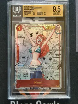One Piece BGS 9,5 Nami #016 Manga Alt Art PRB01 The Best 2024 Englisch - Image 1