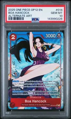 2025 One Piece Op12-014 Legacy The Master Boa Hancock Alternate Art PSA 10 #014 - Image 1