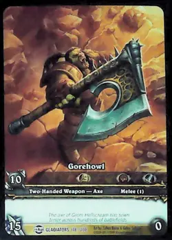 World of Warcraft TCG Gorehowl (Extended Art) - Blood of the Gladiators 178/208 - Image 1
