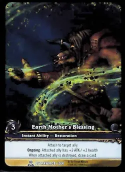 World of Warcraft TCG Earth Mother's Blessing (Extended Art) - Servants of the B - Image 1