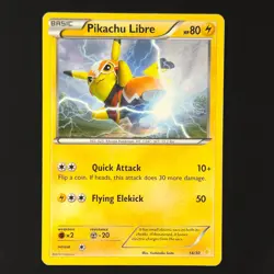 Pikachu Libre 14/30 - XY Trainer Kit - Pokemon Card - Image 1