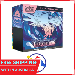 Sealed Pokemon TCG Mega Evolutions Chaos Rising Elite Trainer Box ETB Card Hobby - Image 1