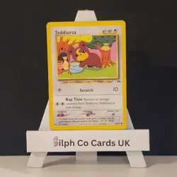 Teddiursa 65/75 Neo Discovery Set Pokemon Card WOTC - Image 1