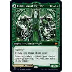 ESIKA, GOD OF THE TREE (SHOWCASE) Kaldheim KHM Magic MTG MINT CARD - Image 1