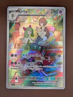 Pokemon Kirlia TCG Card 212/198 Scarlet and Violet Base Set NM/M - Image 1
