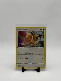 Eevee Swsh212 Black Star Promo Sword & Shield Promo Cards Cosmo Holo - NM - Image 3