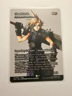 Cloud Strife - Najeela, the Blade-Blossom (Showcase)✅ Final Fantasy✅ Magic (mtg) - Image 1