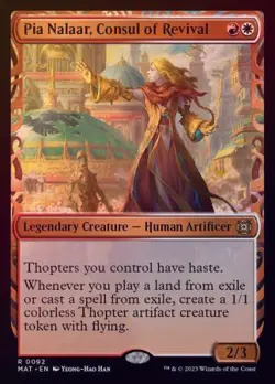 MTG MOM Aftermath - Pia Nalaar, Consul of Revival (Showcase Foil) - Image 1