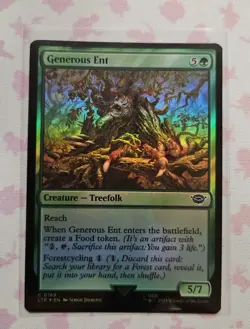 MTG - NM Foil - Generous Ent - The Lord of the Rings: Tales of Middle-earth 168 - Image 1