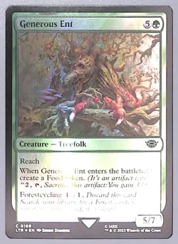 Generous Ent - Foil - 169 - LOTR: Tales of Middle-earth (LTR) MTG - Image 1