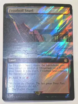 Frostboil Snarl (Extended Art) (Surge Foil) Doctor Who - MTG RARE - Image 1