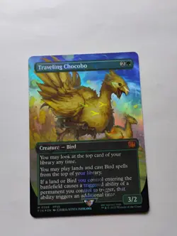 chocobo track foil Traveling Chocobo Full Art Foil Mythic Eng #568 - Image 1