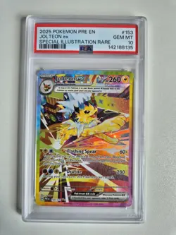 PSA 10 Jolteon ex 153/131 Prismatic Evolutions Ultra Rare SIR Pokemon GEM MINT - Image 1