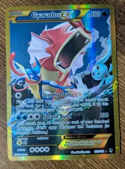 Pokemon TCG - Gyarados EX - 123/122 XY Breakpoint 2016 Secret Holo Rare - LP - Image 1