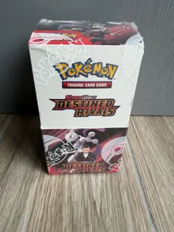 Brand New Pokemon TCG Destined Rivals Sealed Half Booster 18 Packs Damaged Seal - Image 1