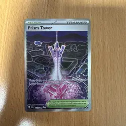 Pokemon TCG Prism Tower 111/086 Chaos Raising Ultra Rare Holo NM/Mint - Image 2