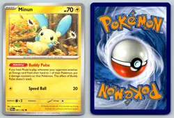 MINUN 061/182 C PARADOX RIFT POKEMON LP SATO - Image 3