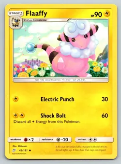 FLAAFFY 42/181 UC TEAM UP POKEMON MP SHIBUZOH. - Image 1