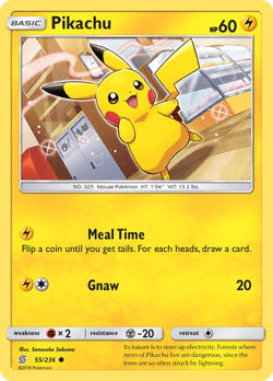 PIKACHU 55/236 C UNIFIED MINDS POKEMON MP SAKUMA - Image 4
