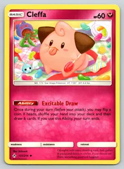 CLEFFA 131/214 UC UNBROKEN BONDS POKEMON MP SHIBUZOH. - Image 1