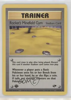 Rocket's Minefield Gym 1st Ed. Pokemon Challenge #119 2000 - Image 1