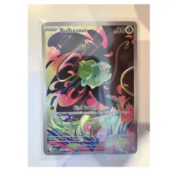 Pokemon TCG Bulbasaur 133/132 Mega Evolution IR Holo Near Mint - Image 1