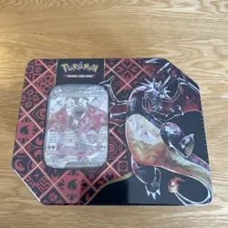 Pokemon TCG Paldean Fates Charizard Large Tin New Sealed - Image 1