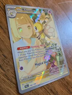 Lillies Ribombee 164/159 Pokemon Rare Art Holo Journey Together - Image 2