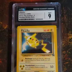 CGC Graded Pikachu Movie Promo 04/53 Wotc Promo English Regular Pokemon TCG - Image 1