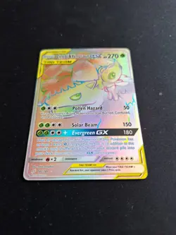Pokemon TCG Celebi & Venusaur GX Tag Team 182/181 Rainbow Rare - Image 2