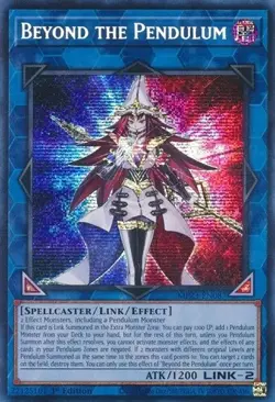 Beyond the Pendulum MP23-EN087 Prismatic Secret Rare Yugioh Dueling Heroes - Image 1