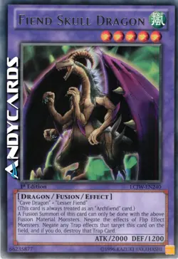 FIEND SKULL DRAGON • (Drago Teschio-Demone) • Rara • LCJW EN240 • 1Ed • Yugioh! - Image 1