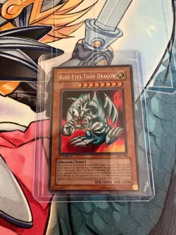 Yugioh! MRL-000 Blue-Eyes Toon Dragon secret rare 1st Edition LP FREE SHIPPING! - Image 1